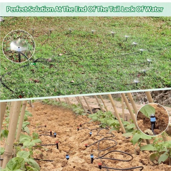 MIXC 2023 Newest Garden🪴Outdoor Drip Irrigation💦Kit w 12-Port Manifold,114FT - Picture 5 of 8